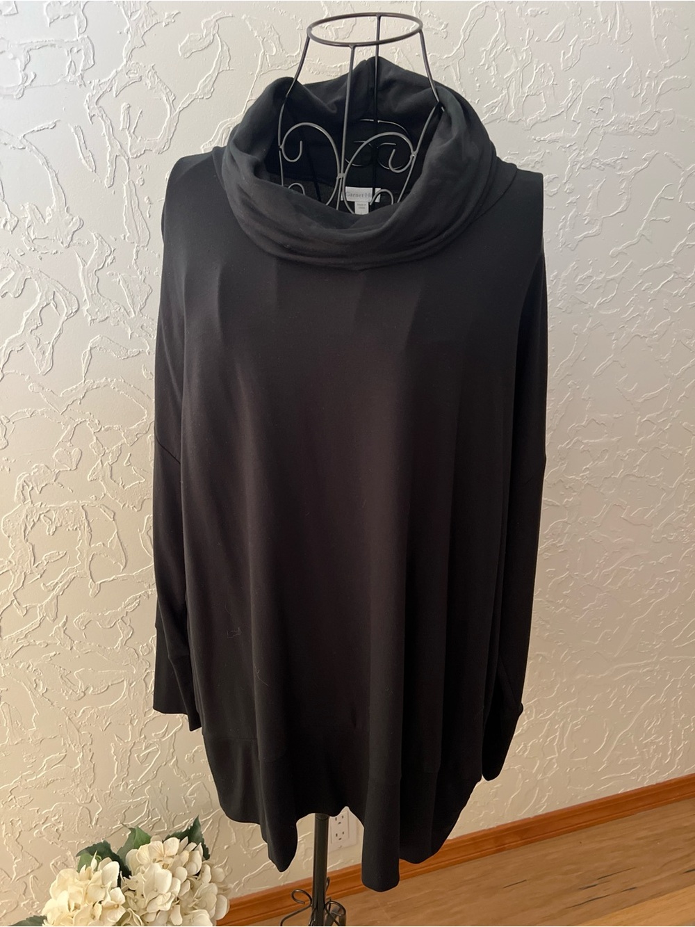 Garnet Hill Relaxed Fit Cowl Neck Tunic